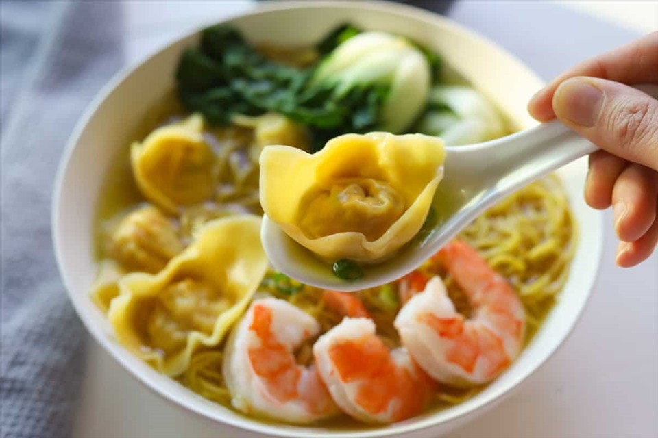 Mì Hoành Thánh (Wonton Noodles), món ăn được nhiều người yêu thích tại Trung Quốc.