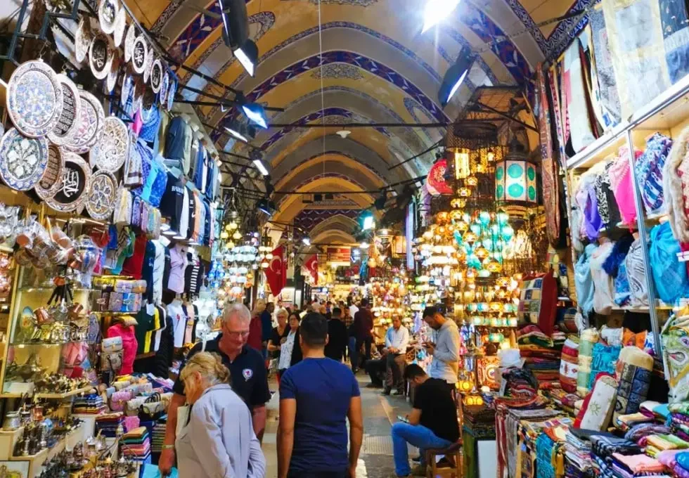  Ngôi chợ nổi tiếng Kantuman Bazaar tại phố cổ Kashgar.