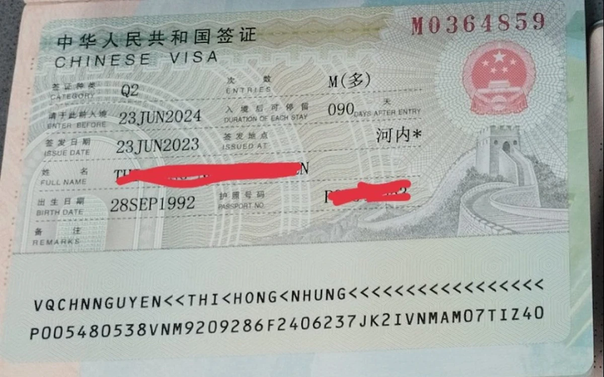 Visa thăm thân - Visa Q