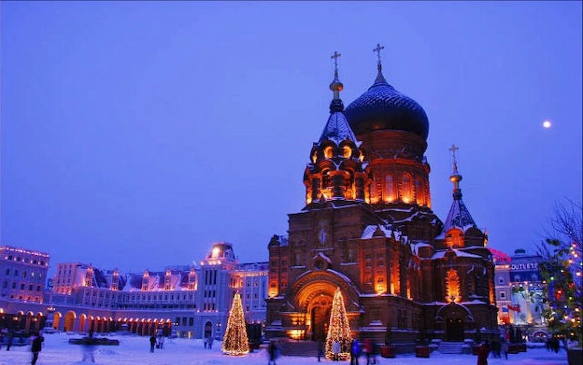 Nhà thờ St.Sophia - Vẻ đẹp lịch sử Trung Quốc vào mùa Đông.