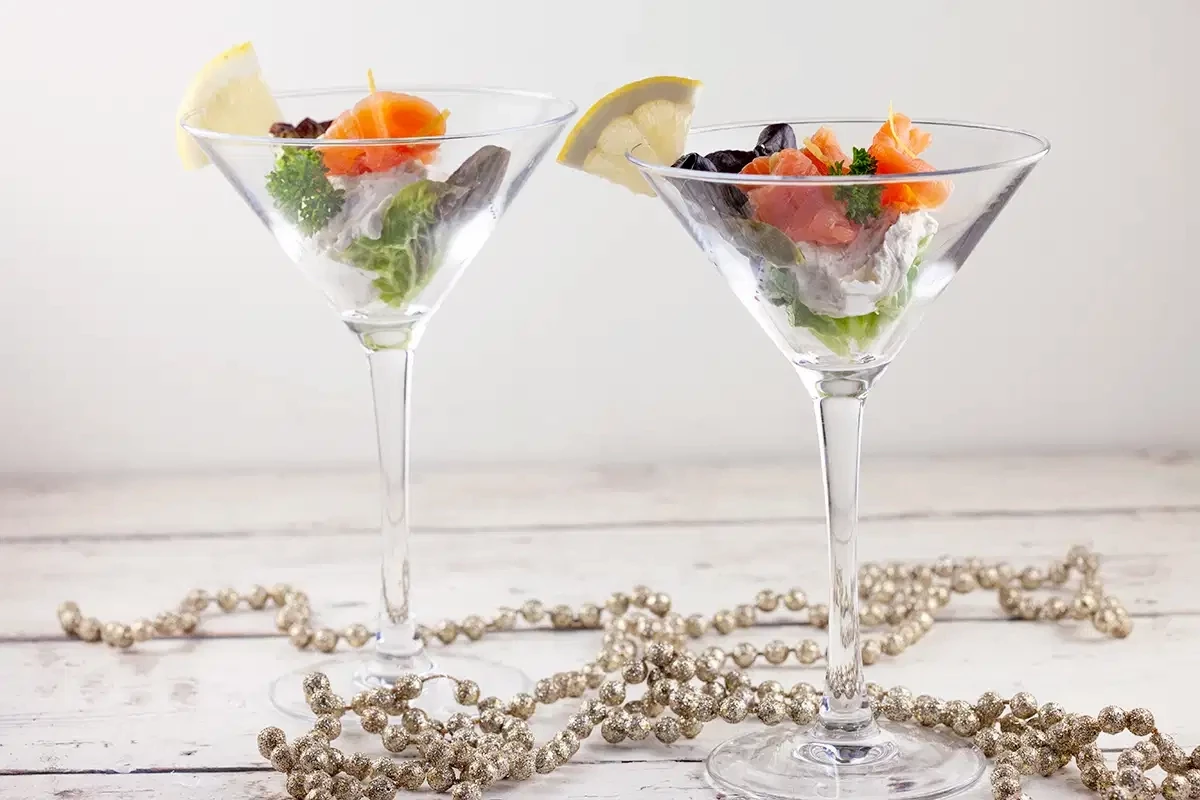 Cocktail Smoked Salmon Martini