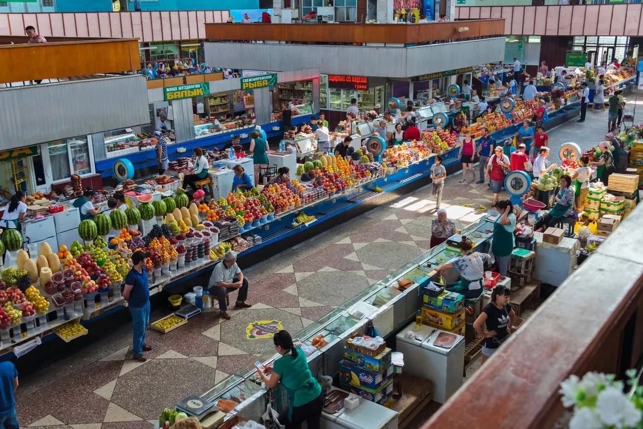 Chợ Xanh (Green Bazaar) luôn tràn ngập âm thanh của cuộc sống.
