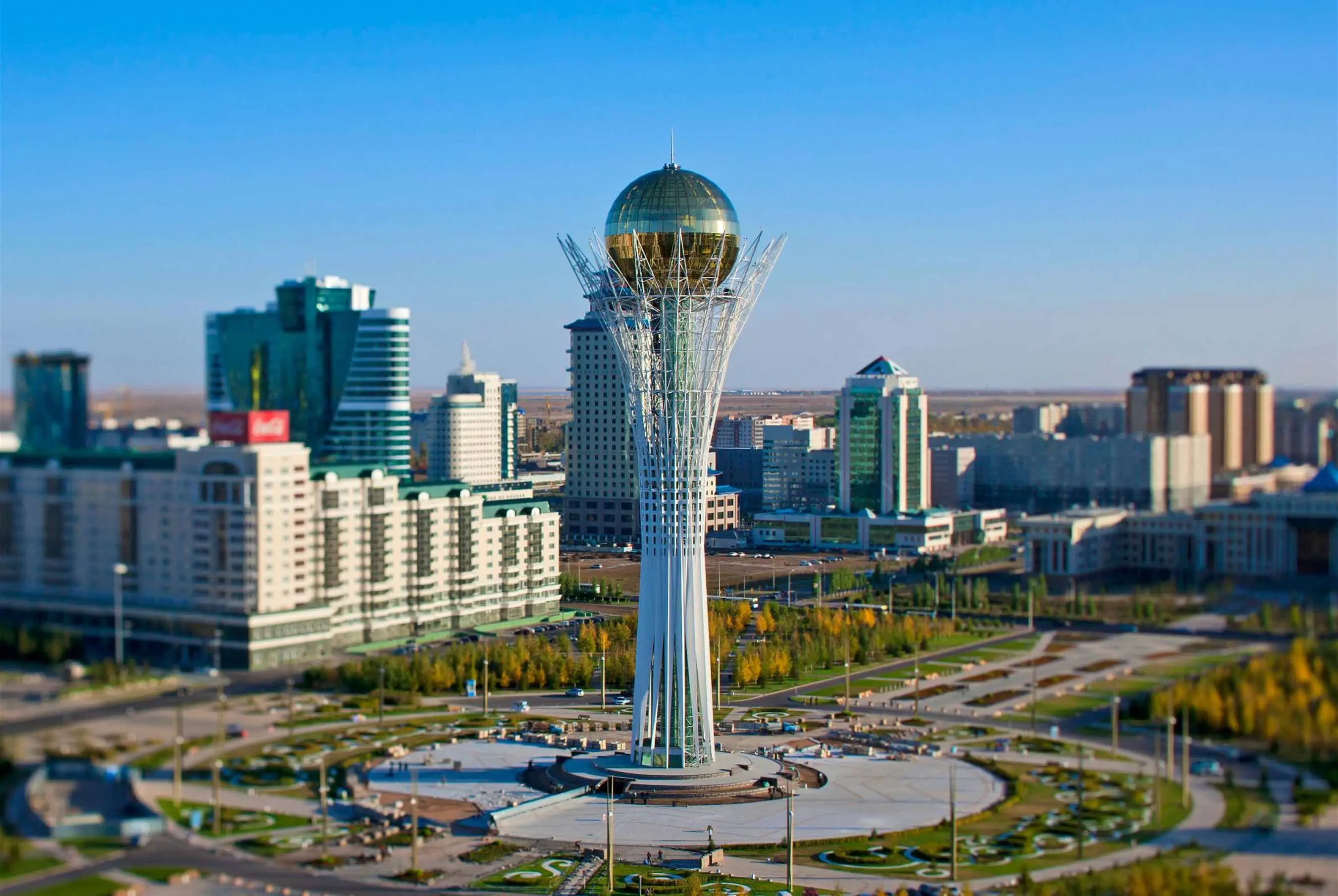 Tháp Bayterek là một công trình kiến trúc dạng tháp độc đáo tại Kazakhstan.
