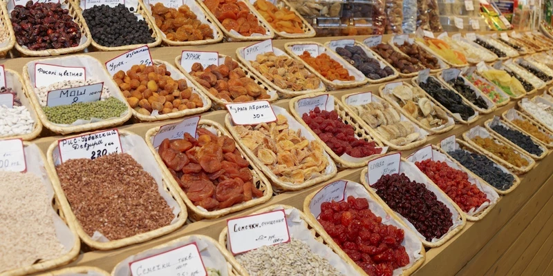 Thiên đường trái cây sấy khô và các loại hạt