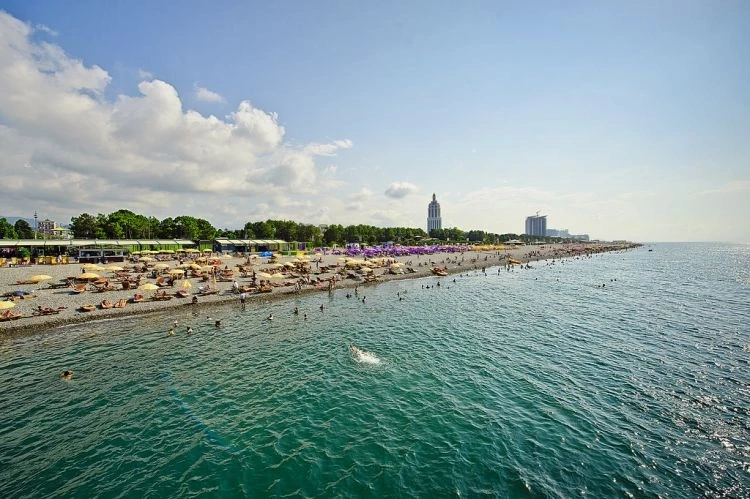 Đại lộ Batumi dọc bờ biển