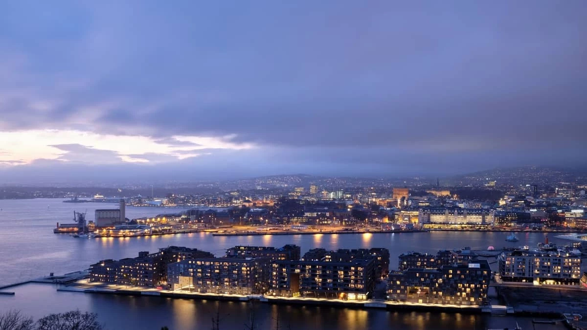 Ngắm toàn cảnh thành phố Oslo từ đài quan sát