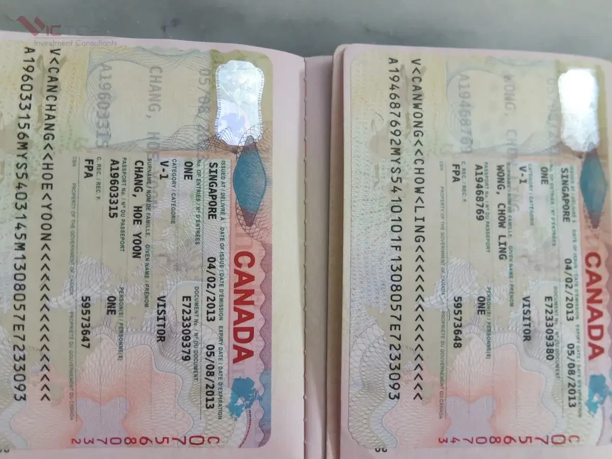 Hộ chiếu và Visa Canada